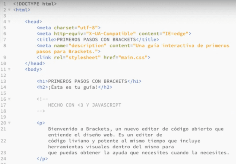 Cómo usar Brackets editor Descarga, Configuración y Primeros Pasos