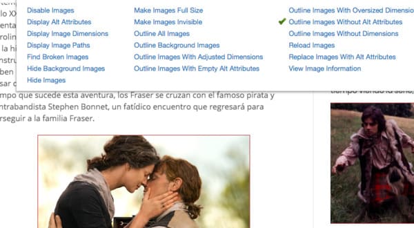 Localizar imágenes sin ALT Text